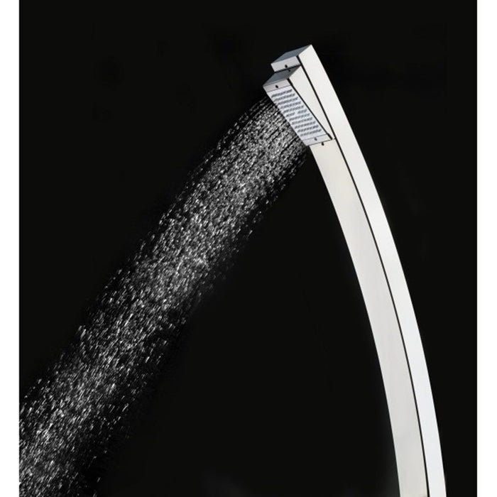AMA® Dusche LUNA Kalt – Exklusive Edelstahldusche mit architektonischem Design