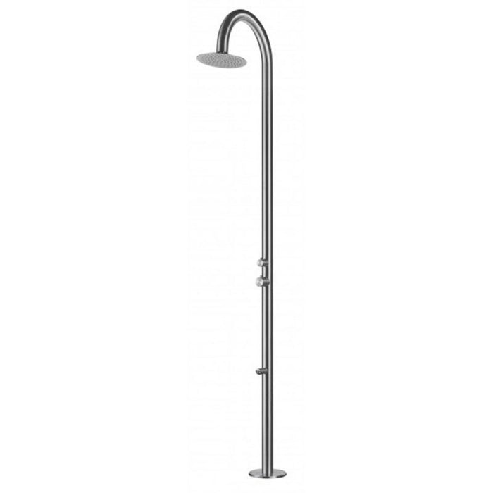 Eichenwald® Dusche NORDERNEY – Modell 70 Gartendusche aus Edelstahl V2A