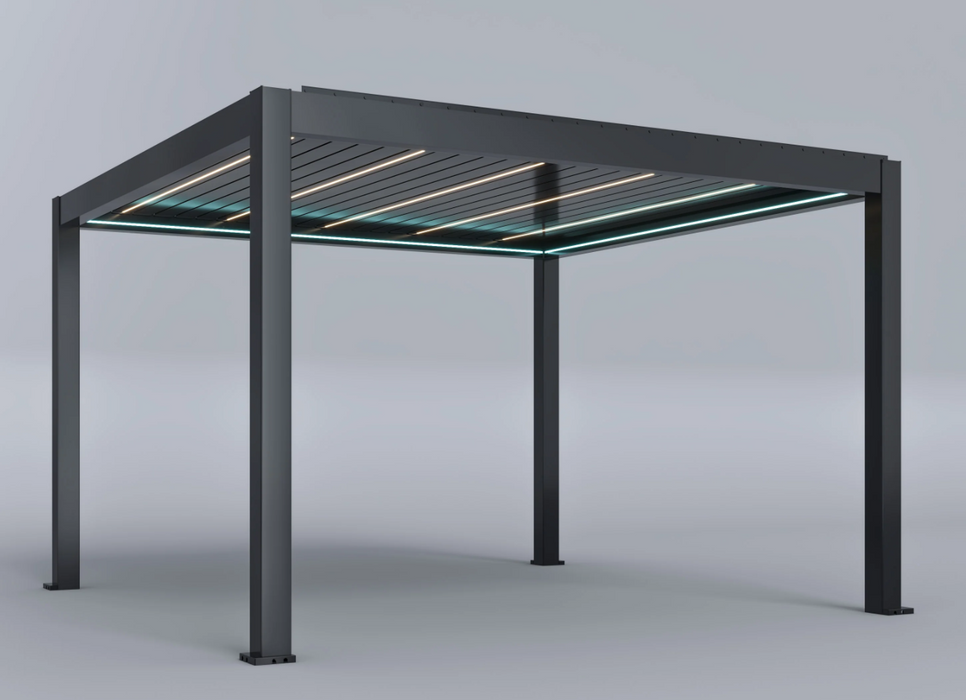 OceanusMax Ultra  – Die Premium-Pergola für höchste Ansprüche mit  RGB-Beleuchtung