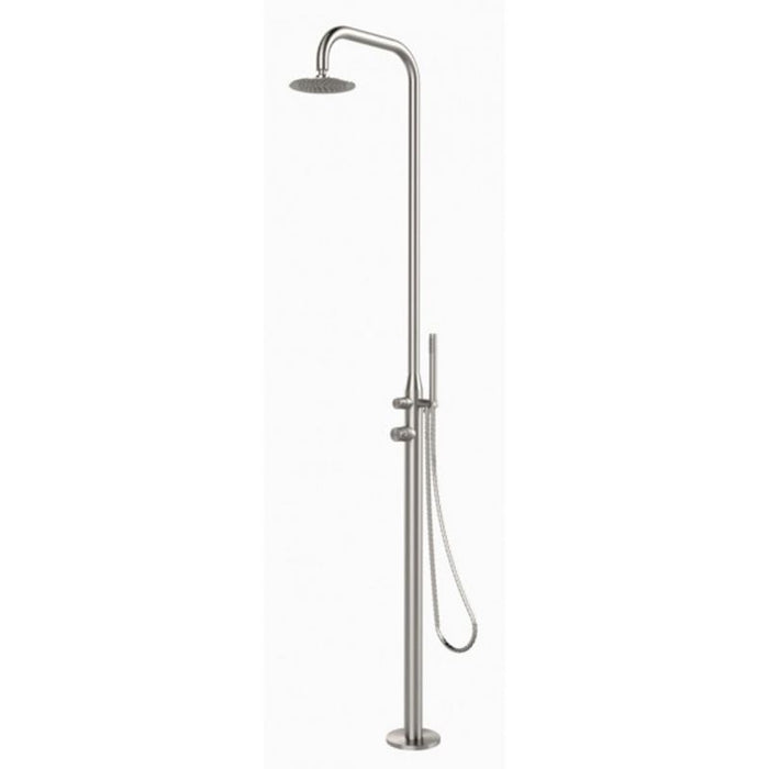 Eichenwald® Dusche JUIST – Modell 70 Gartendusche aus Edelstahl V2A