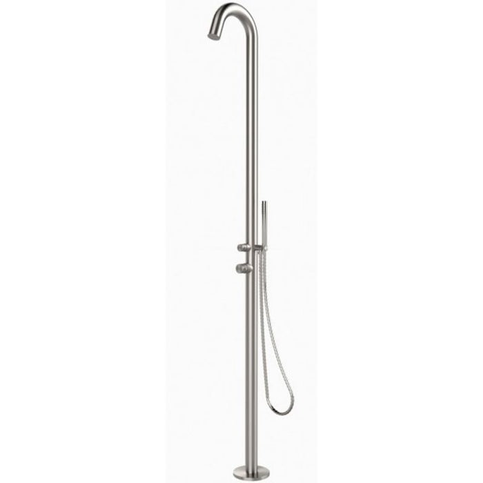 Eichenwald® Dusche SYLT – Gartendusche Modell 70 aus Edelstahl V2A