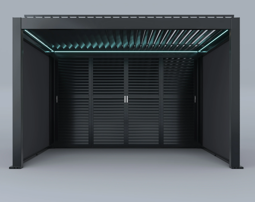 OceanusMax Ultra  – Die Premium-Pergola für höchste Ansprüche mit  RGB-Beleuchtung