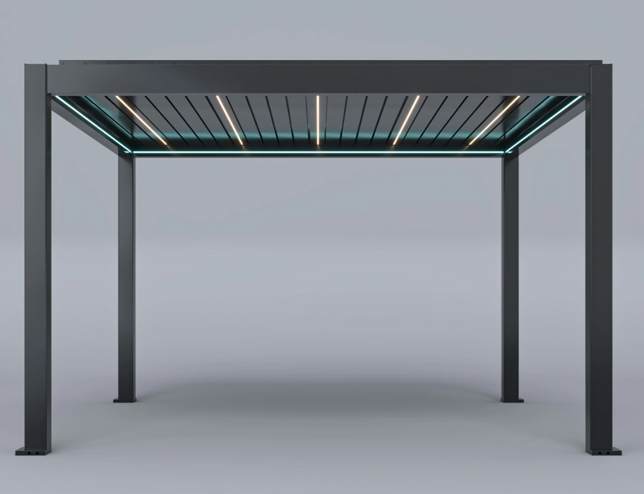 OceanusMax Ultra  – Die Premium-Pergola für höchste Ansprüche mit  RGB-Beleuchtung