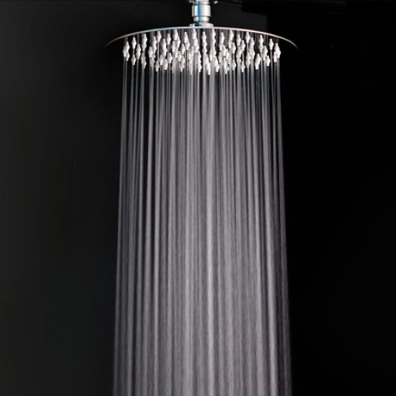 AMA Solardusche MINIMAL – 32 L Edelstahldusche in klassischem Runddesign