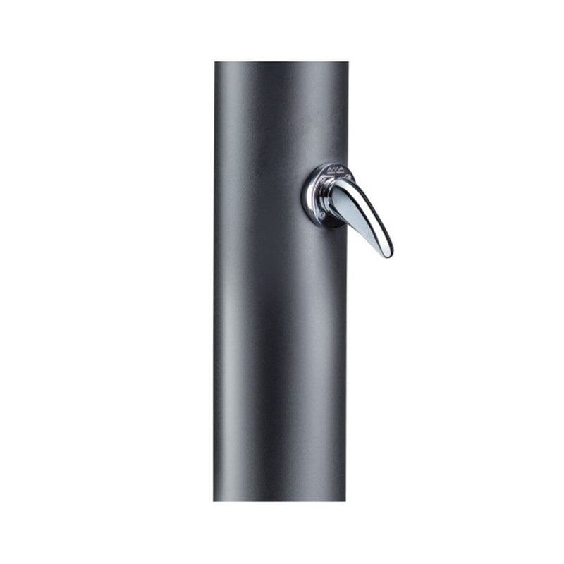 AMA Solardusche MINIMAL – 32 L Edelstahldusche in klassischem Runddesign