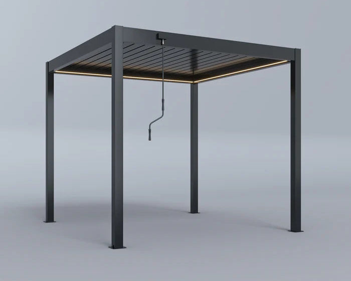 Oceanus Eco Aluminium Pergola LED 3m bis 6m