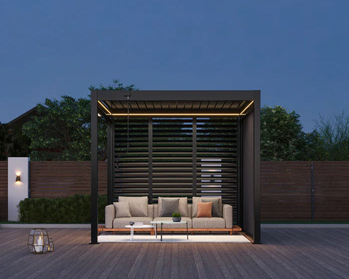 Oceanus Eco Aluminium Pergola LED 3m bis 6m